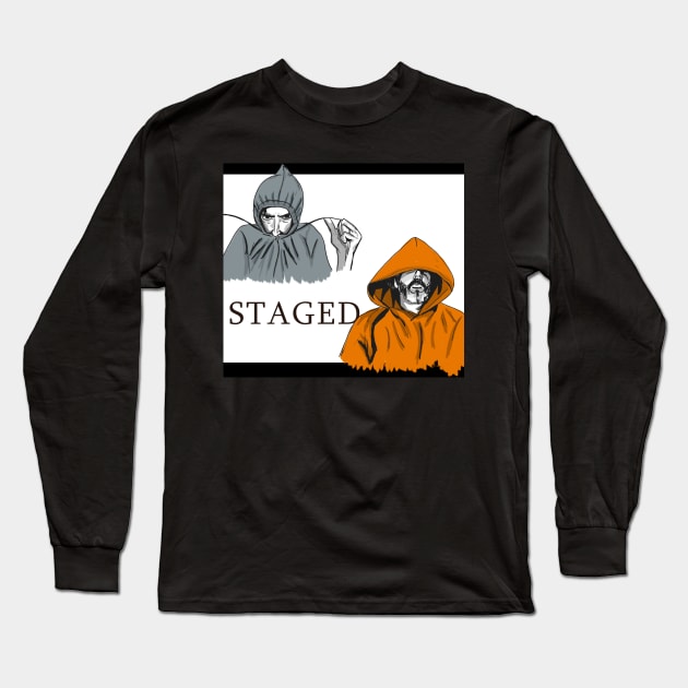 Staged Long Sleeve T-Shirt by AC Salva